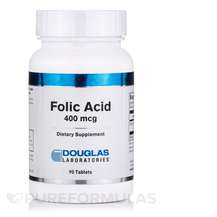 Douglas Laboratories, Folic Acid 400 mcg, Фолієва кислота, 90 ...