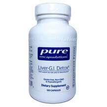 Pure Encapsulations, Очистка печени, Liver-G.I. Detox, 120 капсул