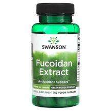 Swanson, Водоросли, Fucoidan Extract 500 mg, 60 капсул