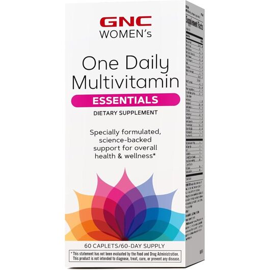 Основне фото товара Women's One Daily Multivitamin Основне фото товара GNC, Women's One Daily Multivitamin, Вітаміни для жінок, 60