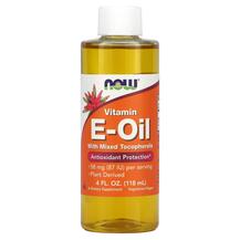 Вітамін E Natural E-Oil NOW 118 мл