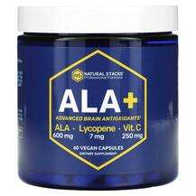 Natural Stacks, ALA+ Advanced Brain Antioxidants, Антиоксидант...