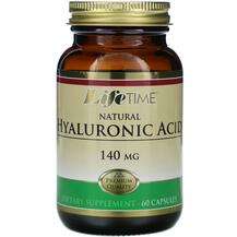LifeTime, Гиалуроновая кислота, Natural Hyaluronic Acid 140 mg...