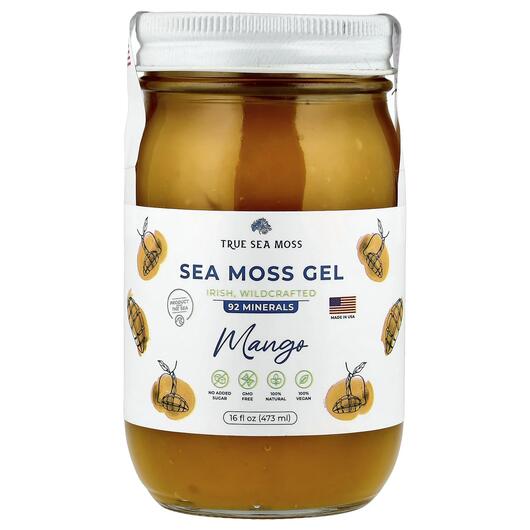 Основне фото товара Sea Moss Gel Mango, Ірландський морський мох, 473 мл