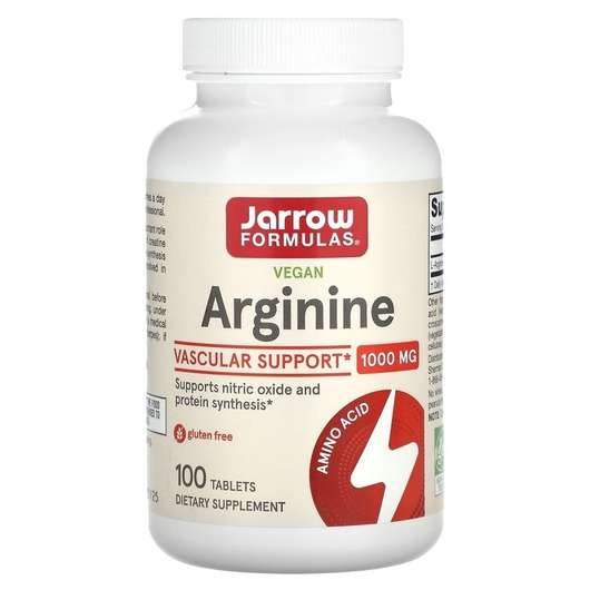 Arginine 1000 mg, L-Аргінін 1000 мг, 100 таблеток