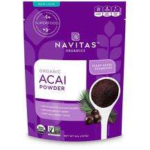 Navitas Organics, Ягоды Асаи, Organic Acai Powder, 227 гр