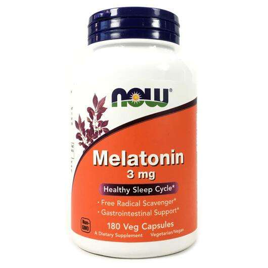 Melatonin 3 mg, Мелатонін 3 мг, 180 капсул