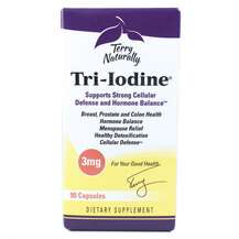 Terry Naturally, Tri-Iodine 3 mg, Йод 3 мг, 90 капсул
