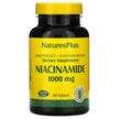Natures Plus, Ниацинамид 1000 мг, Niacinamide 1000 mg 90, 90 т...