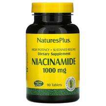 Natures Plus, Niacinamide 1000 mg, 90 Tablets