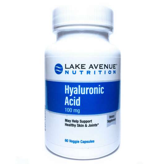 Hyaluronic Acid 100 mg, Гіалуронова кислота, 60 капсул