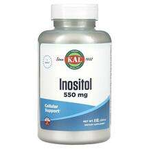 KAL, Витамин B8 Инозитол, Inositol 550 mg, 228 г