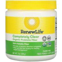 Renew Life, Completely Clear Organic Prebiotic Fiber, Кліткови...