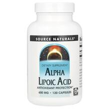 Альфа-ліпоєва Alpha Lipoic Acid 600 mg Source