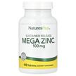 Фото товару Natures Plus, Mega Zinc 100 mg, Мега Цинк 100 мг, 90 таблеток