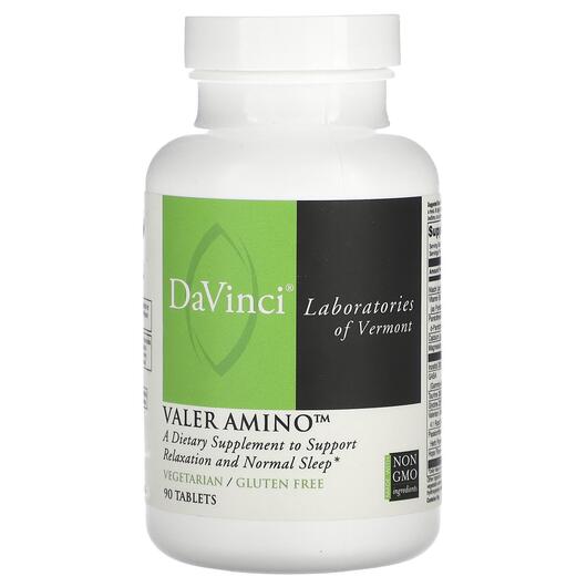 Основне фото товара DaVinci Laboratories, Valer Amino, Підтримка сну, 90 таблеток