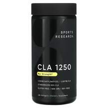 Sports Research, CLA 1250 Max Potency 1250 mg, Лінолева кислот...
