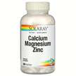Фото товару Solaray, Calcium Magnesium Zinc, Кальцій Магній Цинк, 250 капсул