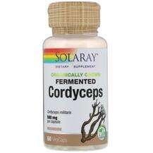 Solaray, Organically Grown Fermented Cordyceps 500 mg, 60 VegCaps
