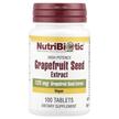 NutriBiotic, Grapefruit Seed Extract 125 mg, 100 Tablets