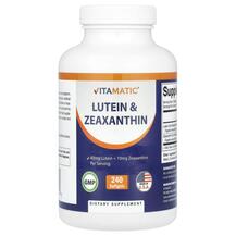 Лютеїн Lutein & Zeaxanthin Vitamatic 240 капсул