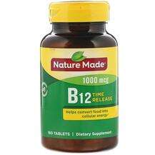 Nature Made, Vitamin B12 Time Release 1000 mcg, Вітамін B12, 1...