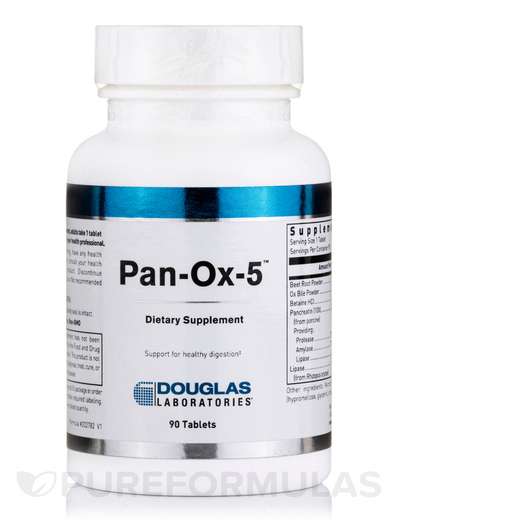 Основное фото товара Douglas Laboratories, Панкреатин, Pan-Ox-5, 90 таблеток
