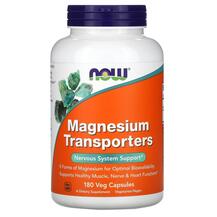 Magnesium Transporters Магний NOW 180 капсул