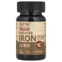 Vegan Chelated Iron 29 mg Веганское Железо Deva