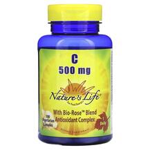 Вітамін C Vitamin C 500 mg Natures Life 100 капсул