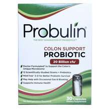 Probulin, Colon Support Probiotic, Колон Пробіотики, 30 капсул