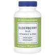 Фото товару Elderberry Plus Vitamin C & Zinc, Вітамін C, 90 капсул