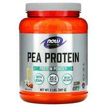 Now, Sports Pea Protein Vanilla Toffee, 907 g
