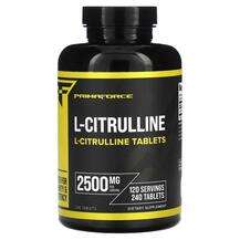 Primaforce, L-Цитруллин, L-Citrulline 2500 mg, 240 таблеток