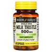 Фото товара Mason, Расторопша, Whole Herb Milk Thistle 500 mg, 60 капсул