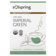 Solspring Biodynamic Organic Imperial Green Tea 18 Tea Bags, Е...