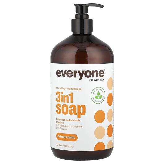 Основное фото товара 3 in 1 Soap Body Wash Bubble Bath Shampoo Citrus +, Шампунь, 946 
