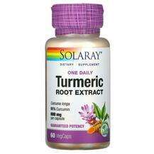 Solaray, Turmeric Root Extract One Daily 600 mg, 60 VegCaps