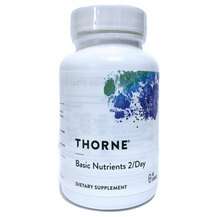 Thorne, Basic Nutrients 2/Day, Басік Нутрієнтс, 60 капсул