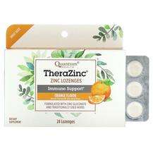 Quantum Health, TheraZinc Zinc Lozenges Orange, Цинк, 24 таблеток