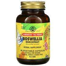 Solgar, Босвеллия, Boswellia Resin Extract, 60 капсул