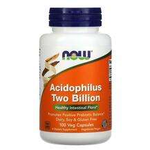 Now, Пробиотики Ацидофилус 2 млрд, Acidophilus Two, 90 капсул