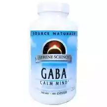 Source Naturals, GABA Calm Mind, ГАМК 750 мг, 180 капсул