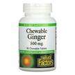 Natural Factors, Chewable Ginger 500 mg, 90 Chewable Tablets