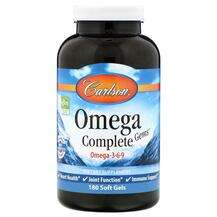 Carlson, Omega Complete Gems, Риб'ячий жир Омега-3, 180 капсул