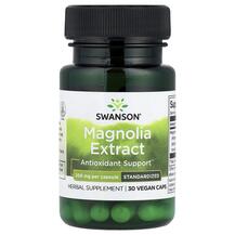 Magnolia Extract 200 mg Травяные добавки Swanson