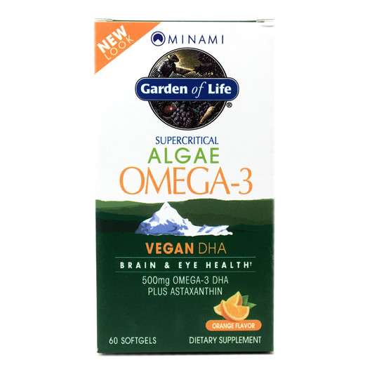 Algae Omega-3, Мінамі Водорості, 60 капсул