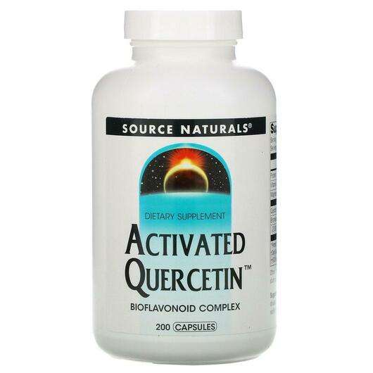Основне фото товара Source Naturals, Activated Quercetin 200, Активоване кверцетин...