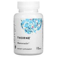 Thorne, Поддержка мозга, Memoractiv, 60 капсул