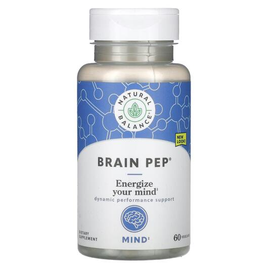 Основне фото товара Natural Balance, Brain Pep, Підтримка мозку, 60 капсул